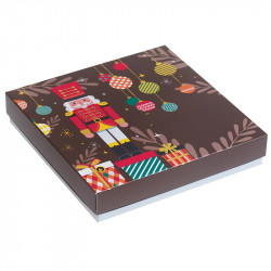 Boîte Molly avec couvercle coiffant collection Noël 2025 Casse-Noisette