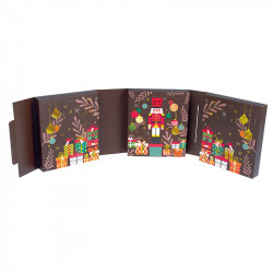 Calendrier de l'avent triptyque de la collection Noël 2025 Casse-Noisette