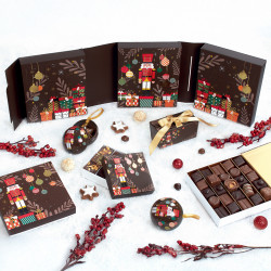 Calendrier de l'avent triptyque de la collection Noël 2025 Casse-Noisette