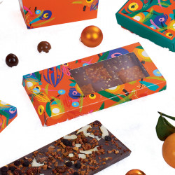 Étui pour tablette de chocolat collection Été 2025 Tempo