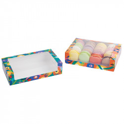 Boîte macarons à fenêtre collection Été 2025 Tempo