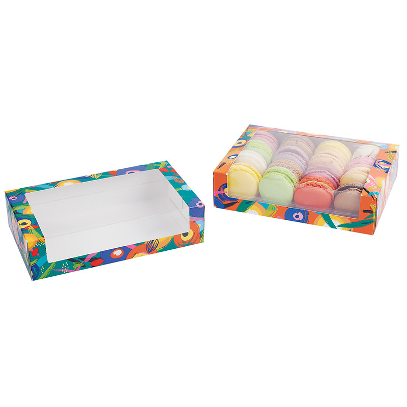 Boîte macarons à fenêtre collection Été 2025 Tempo
