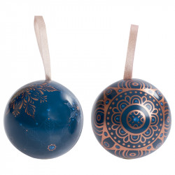 Boîte boule métallique Joyau Royal - Packaging de luxe pour vos chocolats