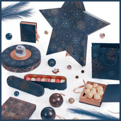 Kit Vitrine Joyau Royal – Élégance bleue et or rosé Embaline