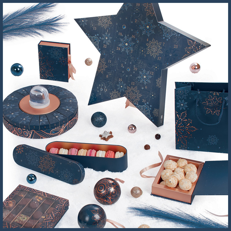 Kit Vitrine Joyau Royal – Élégance bleue et or rosé Embaline Kit Vitrine Joyau Royal – Élégance bleue et or rosé Embaline