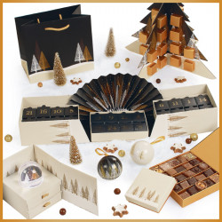 Kit Vitrine Épicéa – Sobriété chic et hivernale pour vos fêtes