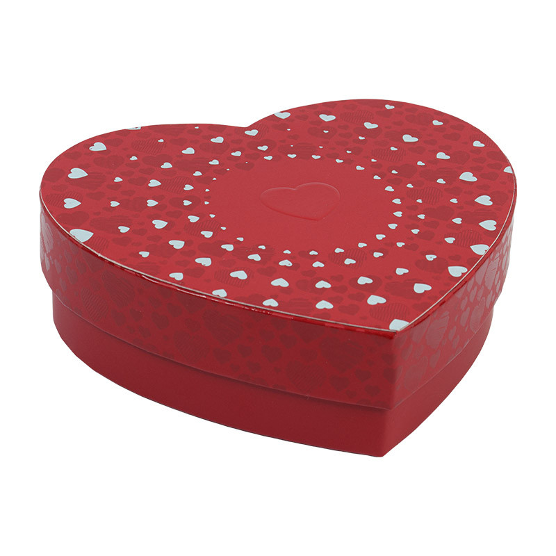 Boîte Cœur "Sortilège" : Boîte cloche en forme de cœur au design rouge ensorcelant. Sublimez vos chocolats et offrez un cadeau raffiné pour la Saint-Valentin ou occasions spéciales.