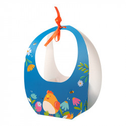 Panier Ovo "Alphonse et Ernestine" - Emballage chocolat Pâques enfants