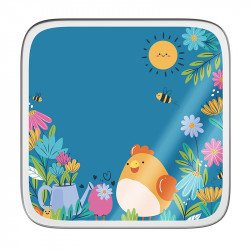 Boîte carrée métallique Caméléon® C-25 - Packaging luxe chocolatiers