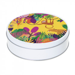 Boîte ronde métallique Caméléon D-20 - Empilable et personnalisable