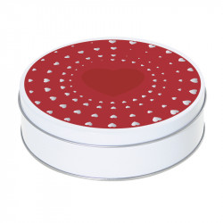 Boîte ronde métallique empilable Caméléon I-124 personnalisable