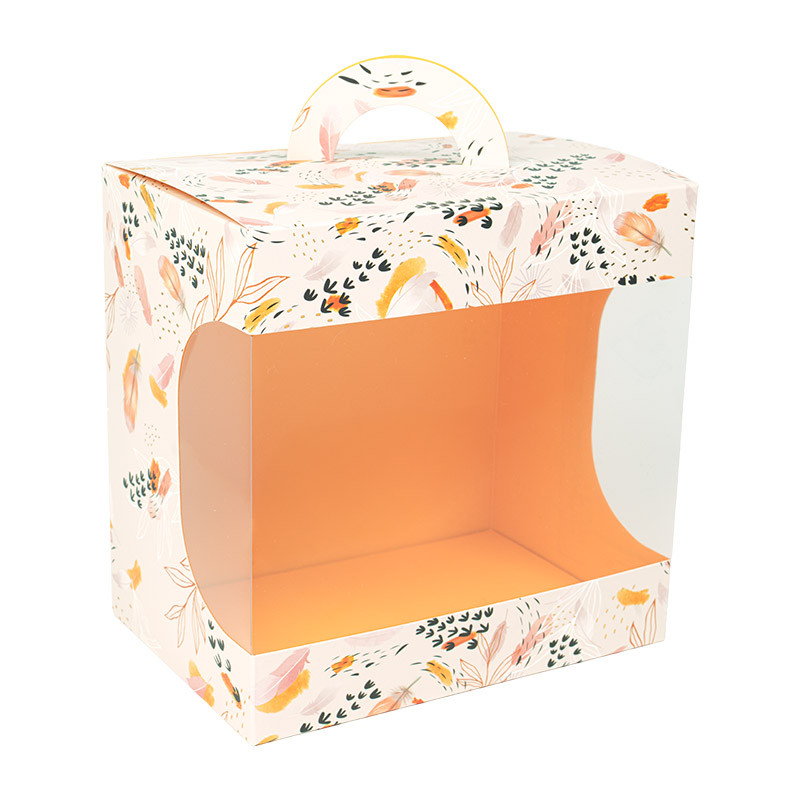 Panoramique Poule "Symphonie" : Sac panoramique "Symphonie" pour poule en chocolat. Emballage pratique et coloré, idéal pour Pâques et boutiques séduisantes.