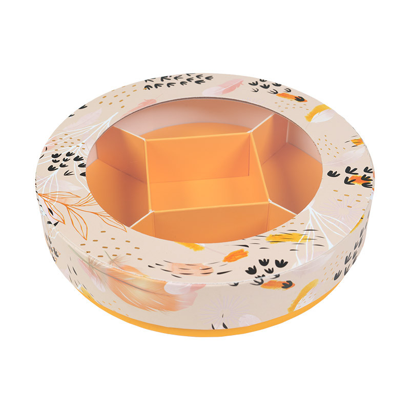 Shirley "Symphonie" : Boîte Shirley avec couvercle à fenêtre transparente au thème de la collection "Symphonie" au design subtile, doux et lumineux.