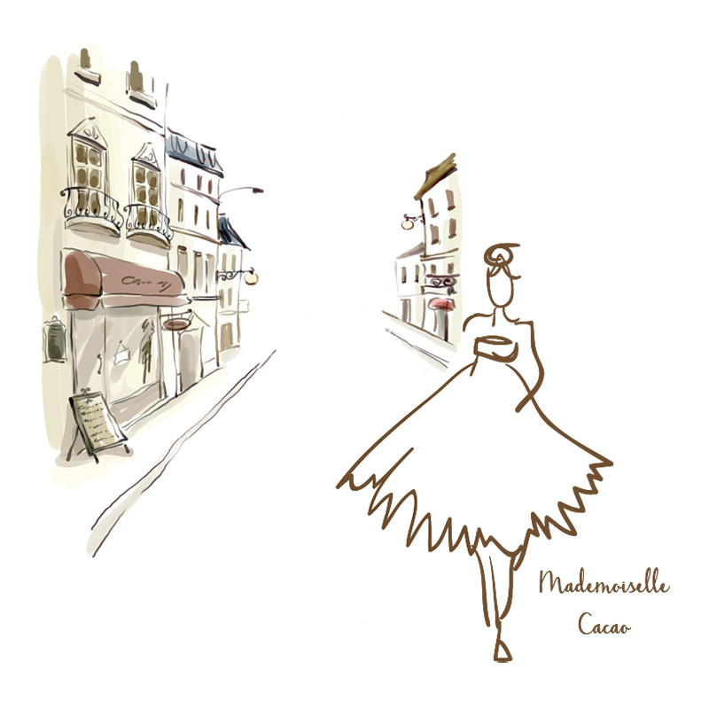 Visuel Caméléon® B-12 : Packaging chocolat Caméléon® : le visuel B-12 renforce votre identité. Impression ou carte à glisser dans vos boîtes pour chocolatiers professionnels.