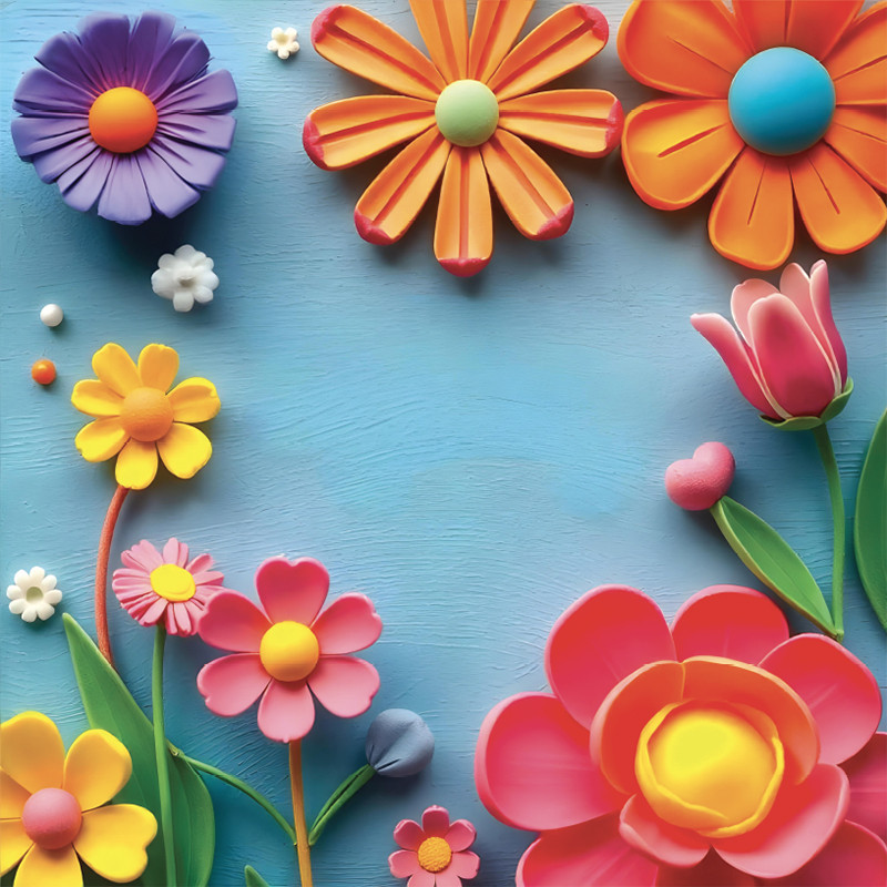 Visuel Caméléon® C-24 : La boîte Caméléon® pour chocolats et coffrets gourmands avec le visuel C-24 fleurs en feutre pour habiller un packaging personnalisable spécialement conçu pour vous.