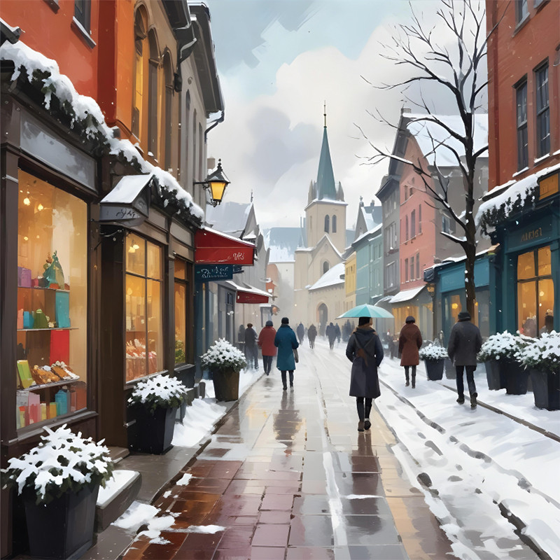 Visuel Caméléon® F-21 : Vos chocolats dans les boîtes et coffrets Caméléon®, le visuel Hiver F-21 apporte une touche hivernale à toutes vos spécialités de saison avec son décor.