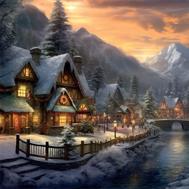 Visuel Caméléon® G-56D : Le visuel Caméléon® G-56D met en scène Noël avec des boîtes pour les chocolatiers et des illustrations thématiques pour des packagings de fête uniques.