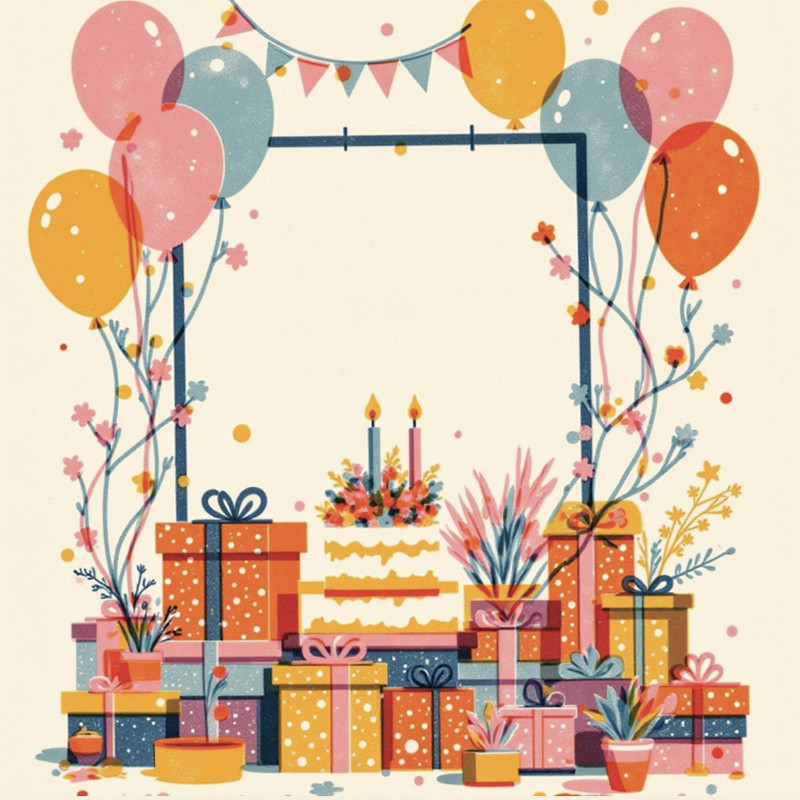 Visuel Caméléon® I-133 : Anniversaires et grandes occasions, les boîtes Caméléon « Évènements et Fêtes » I-133 pour vos clients, toujours une occasion de goûter vos chocolats.