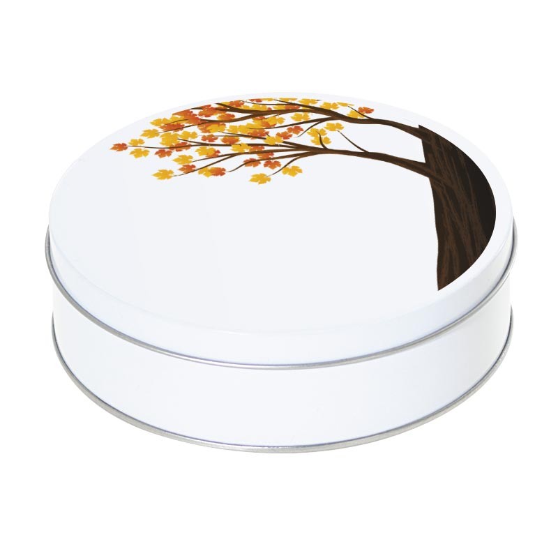 Boîte ronde métallique Caméléon E-09 - Les couleurs de l'automne Boîte ronde métallique Caméléon E-09 - Les couleurs de l'automne