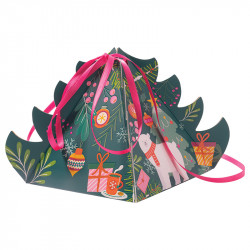 Boîte sapin Octave "Funky" - Packaging de luxe pour chocolats