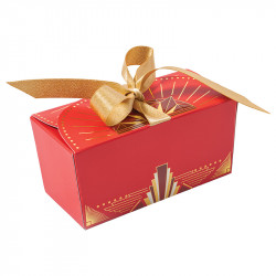 Ballotin ruban "Holly" - Packaging de luxe pour vos chocolats