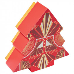 Boîte Sapin "Holly" - Packaging de Noël pour chocolatiers