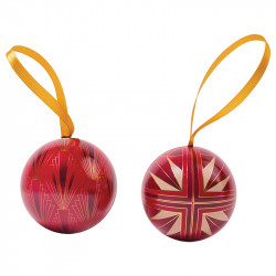 Boîte boule métallique "Holly" - Packaging luxe pour chocolats