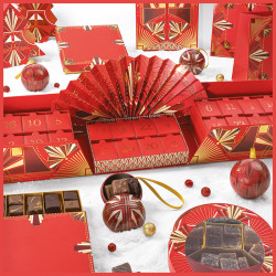 Kit vitrine "Holly" - Packagings de Noël pour une vitrine clé en main