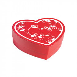 Boîte Cœur "Coup de Foudre" : emballage chocolats de Saint-Valentin