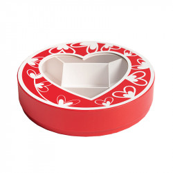 Shirley "Coup de Foudre" - Boîte ronde St-Valentin pour chocolatiers