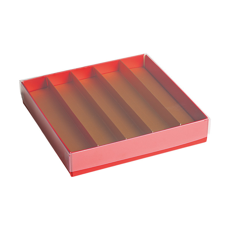 Molly Rouge : Molly Rouge Embaline : un magnifique packaging rouge luxueux et intense.
Son couvercle transparent saura mettre vos produits en valeur !