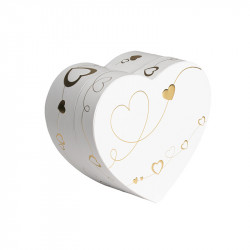 Boîte Cœur "J'adore" Photo numéro 3 : Élégante boîte en forme de cœur au design "J'adore", idéale pour présenter vos créations chocolatées lors de la Saint-Valentin ou autres occasions spéciales !