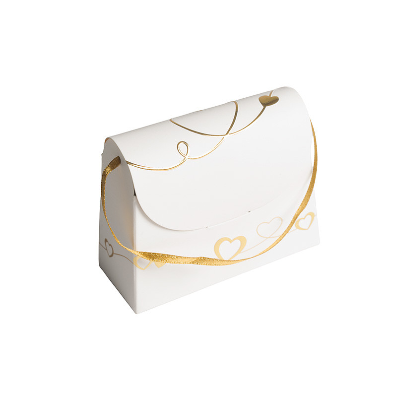 Pochon "J'adore" : Un pochon collection "J'adore" original et raffiné pour sublimer vos chocolats et gourmandises. Parfait pour la Saint-Valentin, les mariages et cadeaux élégants