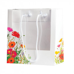 Sac Maxivision "Prairie" Photo numéro 2 : Sac Maxivision de la collection "Prairie" avec face transparente, idéal pour présenter et transporter vos moulages. Très attractif pour boutiques et clients.