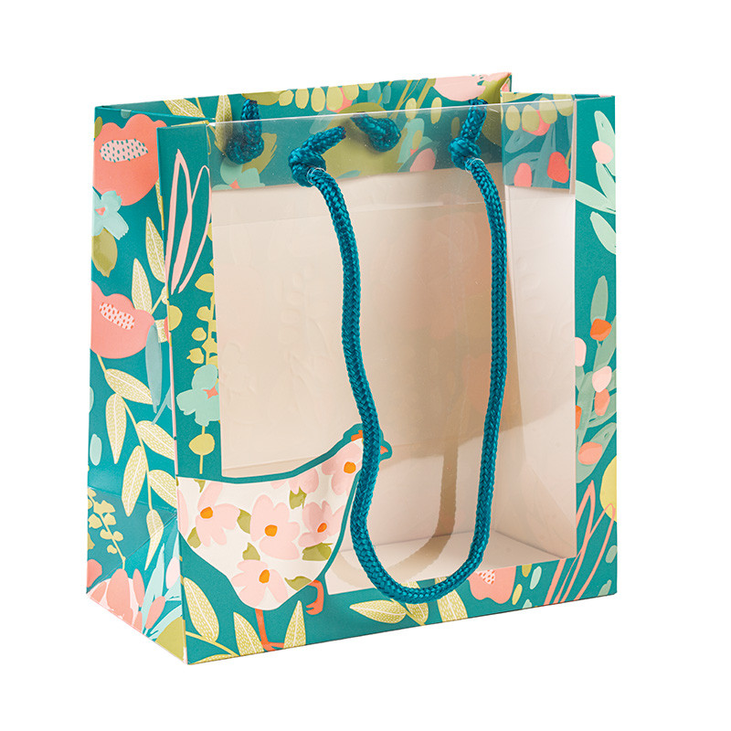 Sac Maxivision "Douceur Printanière" : Sac Maxivision de la collection "Douceur Printanière" avec face transparente, idéal pour présenter et transporter vos moulages. Très attractif pour boutiques.