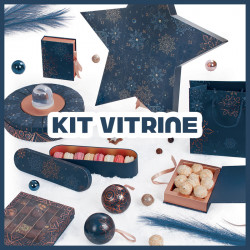 Kit Vitrine Joyau Royal – Élégance bleue et or rosé Embaline