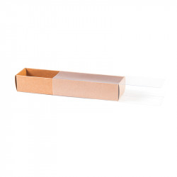 Réglette Kraft - Packaging pour marrons glacés ou macarons - 2027