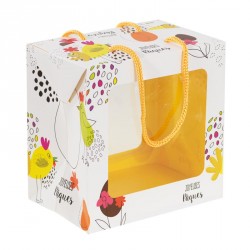 Sac Boîte Poule - Les Aventures des Jacquotte - Packaging Choco Pâques