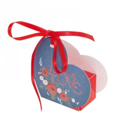 Ballotin Cœur Lov' Forever - Packaging chocolats pour la St-Valentin - Petit modèle