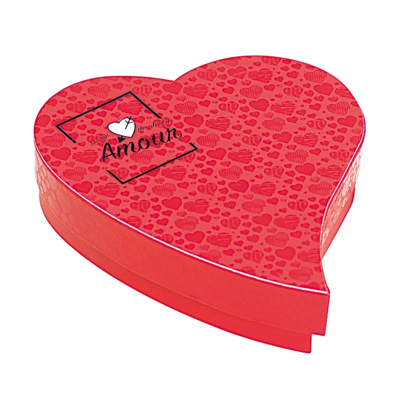Boîte Cœur Goutte Besoin d'Amour - Packagings chocolats Saint Valentin
