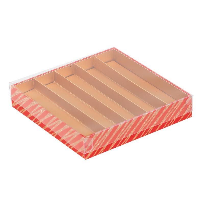 Packaging de luxe pour chocolatiers exigeants - Molière Granity Red and Gold Packaging de luxe pour chocolatiers exigeants - Molière Granity Red and Gold