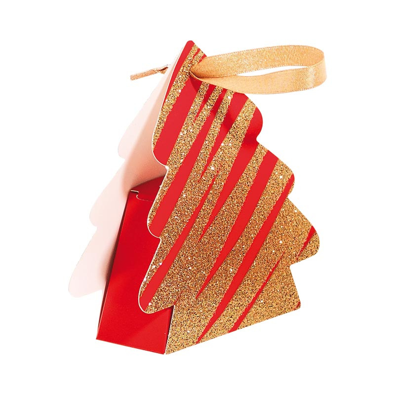 Packaging alimentaire petit contenant - Sapin Granity Red and Gold - Petit Modèle Packaging alimentaire petit contenant - Sapin Granity Red and Gold - Petit Modèle