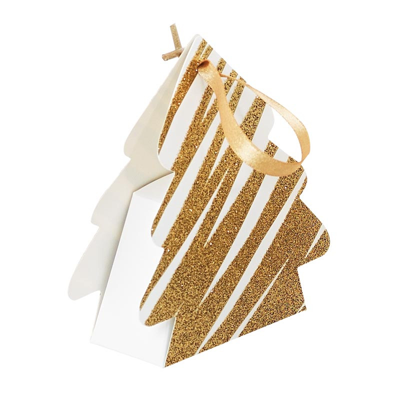 Packaging alimentaire petit contenant - Sapin Granity White and Gold - Petit Modèle Packaging alimentaire petit contenant - Sapin Granity White and Gold - Petit Modèle