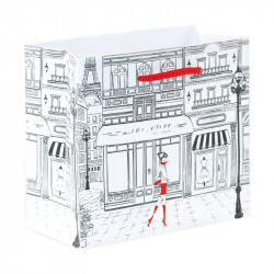 Packaging de luxe pour artisans chocolatiers - Sac cabas Magic Snow