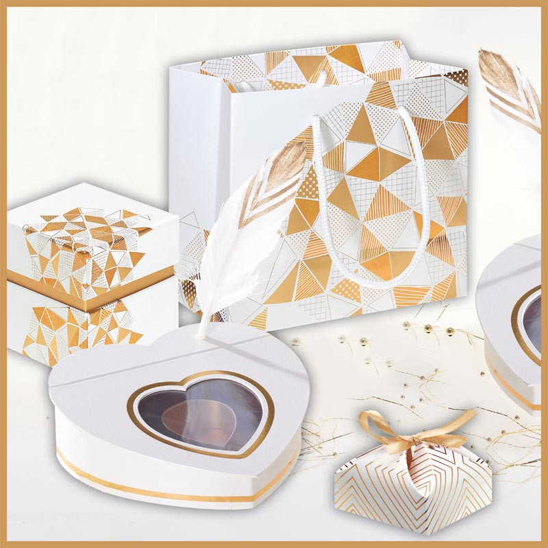Kit Plumette - Ensemble de packagings pour chocolats - Fête des mamans Kit Plumette - Ensemble de packagings pour chocolats - Fête des mamans