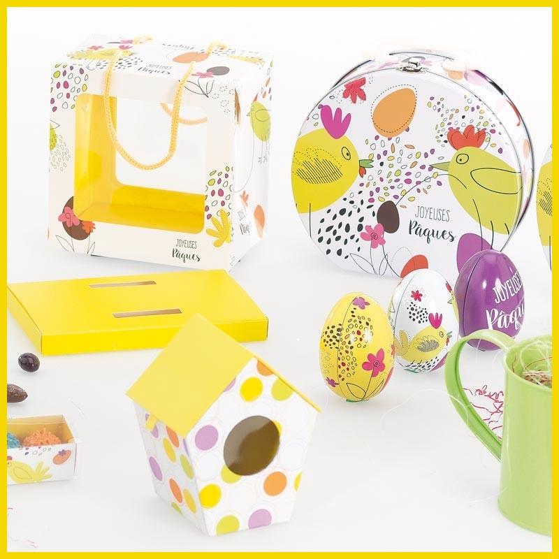 Kit Déco Jacquotte - Lot de Packagings pour chocolatiers / Vitrine de Pâques Kit Déco Jacquotte - Lot de Packagings pour chocolatiers / Vitrine de Pâques