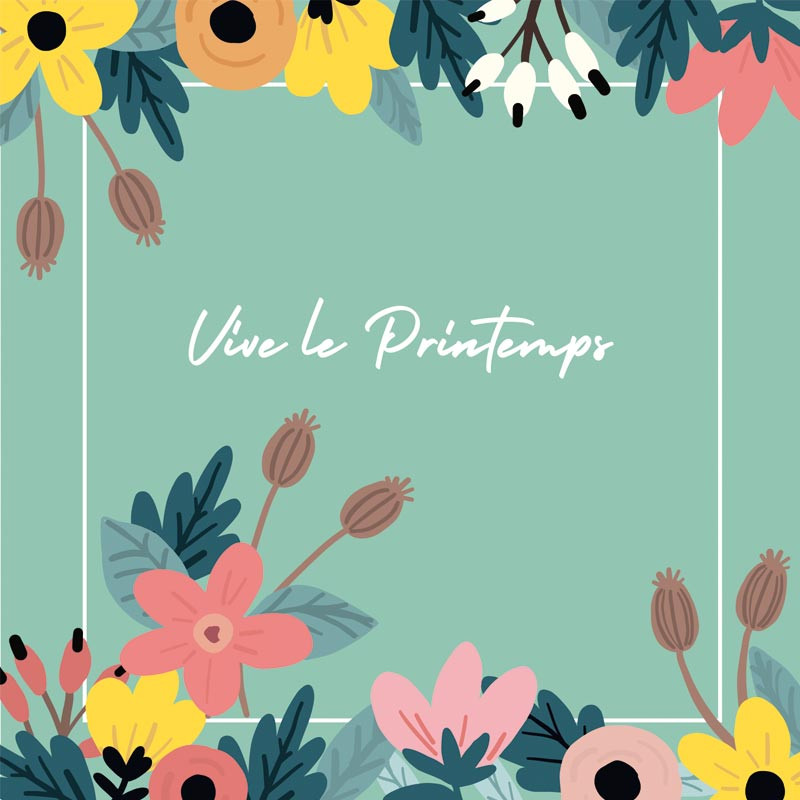 Packaging personnalisable composition florale - Carte Caméléon C-15 Packaging personnalisable composition florale - Carte Caméléon C-15