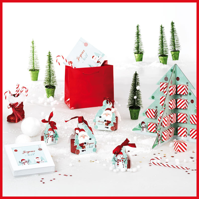 Kit Sucre d'Orge - Collection de Packaging de Noël pour chocolatiers Kit Sucre d'Orge - Collection de Packaging de Noël pour chocolatiers
