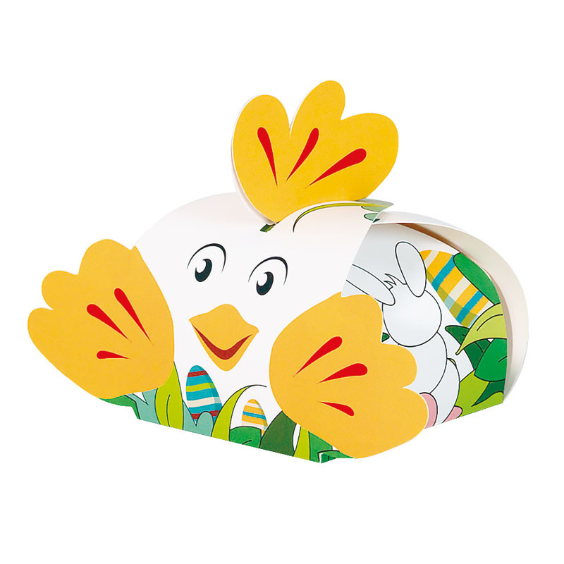 Rollande la poule pondeuse - Packaging pour Pâques - Ligne Cache Cache Rollande la poule pondeuse - Packaging pour Pâques - Ligne Cache Cache