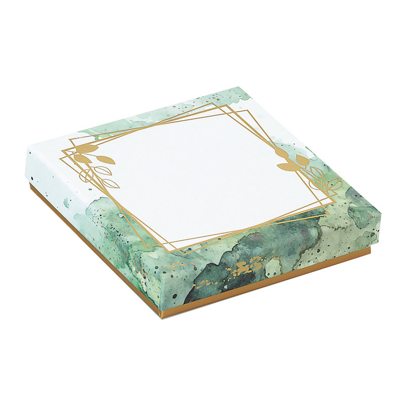 Molière Esquisse - Boîte carrée en papier recyclé et encres au soja